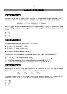 Química II - PUC Minas (Belo Horizonte, Betim e Contagem)