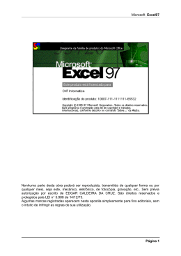 Apostila de Excel