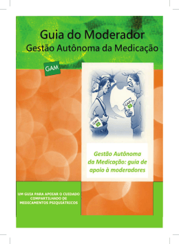 Gestão Autônoma da Medicação (GAM) - Fcm