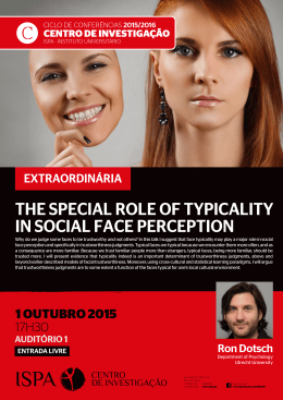 the special role of typicality in social face perception