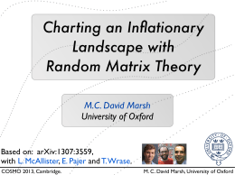 Charting an Inflationary Landscape with Random Matrix Theory