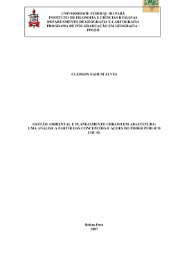 cledson nahum alves - PPGEO - Programa de Pós