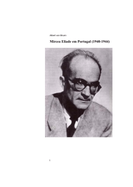 Mircea Eliade em Portugal (1940