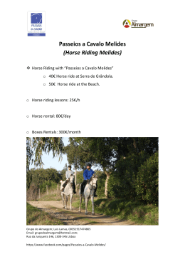 Horse Riding – Passeios a Cavalo Melides