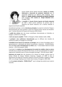 Susana Paixão Pereira Mestre Barradas, docteur en