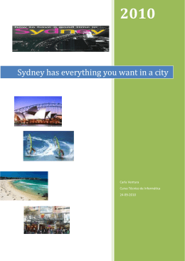 Sydney has everything you want in a city - pradigital