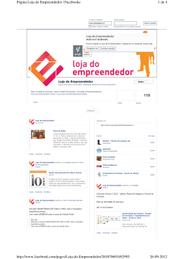119 1 de 4 Página Loja do Empreendedor | Facebooke 26-09