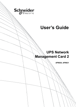 Network Management Card User`s Guide