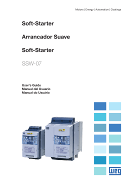 Soft-Starter Arrancador Suave Soft-Starter SSW-07