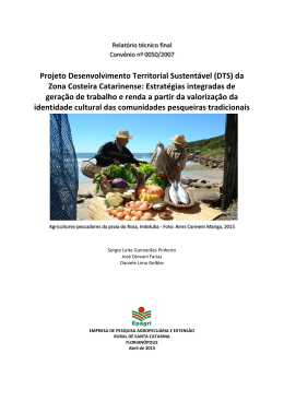 Projeto Desenvolvimento Territorial Sustentável (DTS)