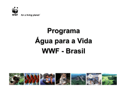 Programa Água para a Vida WWF - Brasil