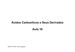 (Microsoft PowerPoint - Aula 16 Acidos Carbox\355licos [Modo de