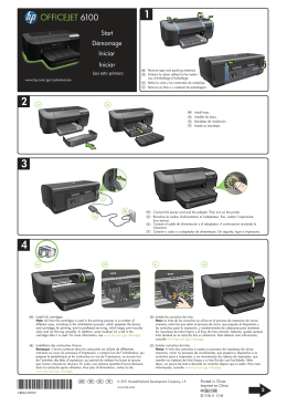 HP Officejet 6100 All-in-One Series Setup Poster