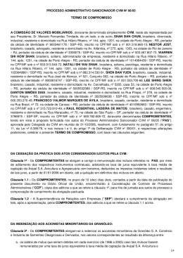 PROCESSO ADMINISTRATIVO SANCIONADOR CVM Nº 06/05