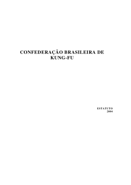 CONFEDERAÇÃO BRASILEIRA DE KUNG-FU