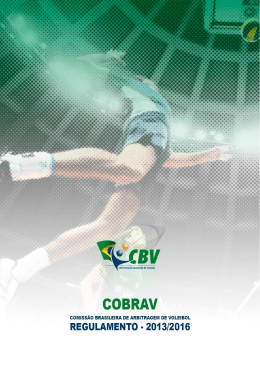 COBRAV – Regulamento 2013/2016