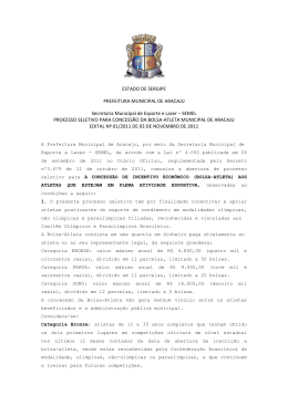 edital - Prefeitura de Aracaju