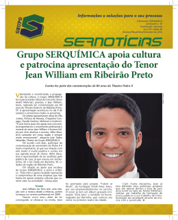 Sernoticias_edicao 30.indd - SERQUIMICA | Sertãozinho