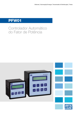 PFW01 Controlador Automático do Fator de Potência