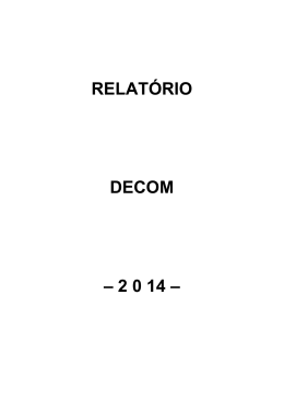 Relatório Decom 2014