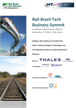 Rail Brazil Tech Business Summit