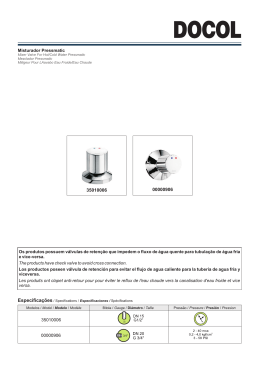 Misturador Pressmatic 35010006 00000906 Os produtos