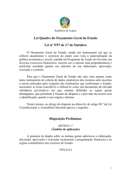 Lei N.º 9/97 - Tribunal de Contas de Angola