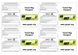 Passaporte - Geopt.org