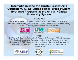 Internationalizing the Coastal Ecosystems Curriculum, FIPSE United
