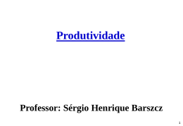 Prof. Sérgio Henrique Barszcz