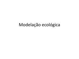 Modelação ecológica