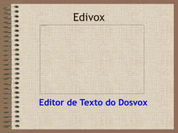 Edivox - NCE/UFRJ
