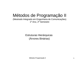 Métodos de Programação II (Mestrado Integrado em Engenharia de