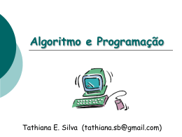 Algoritmo e Programação Linguagem C