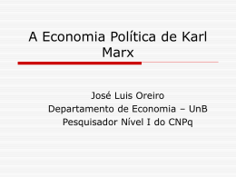 A Economia Política de Karl Marx