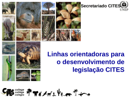 Linhas orientadoras para o desenvolvimento de legislação CITES