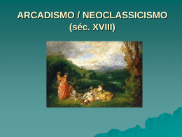 ARCADISMO (séc. XVIII)