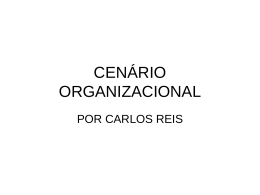 CENÁRIO ORGANIZACIONAL