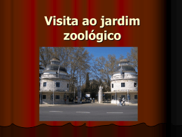Visita ao jardim zoológico