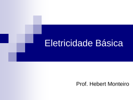 Campo Elétrico - Prof. Hebert Monteiro