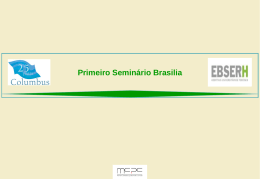 Primeiro Seminário Brasilia