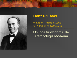 Franz Boas - Acadêmico de Direito da FGV