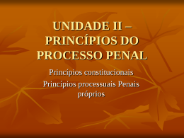 princípios do processo penal