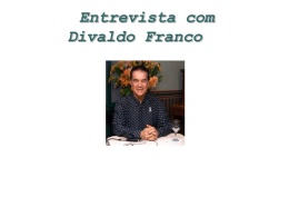 Entrevista com Divaldo Franco