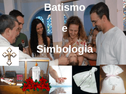 batismo e simbologia.
