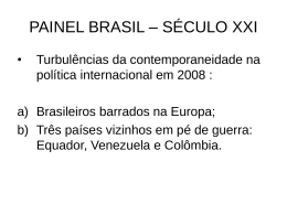 PAINEL BRASIL – SÉCULO XXI