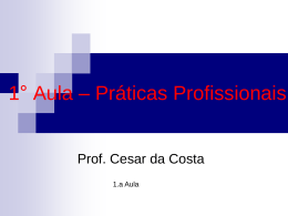 1.a Aula_Teorica_PPR_01 - Professor Doutor Cesar da Costa