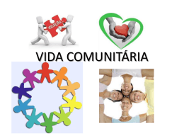 VIDA COMUNITÁRIA