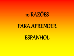 ¿Porqué aprender Español?