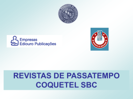 Book Comercial Revistas de Passatempos Coquetel
